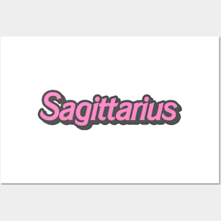 retro barbie sagittarius Posters and Art